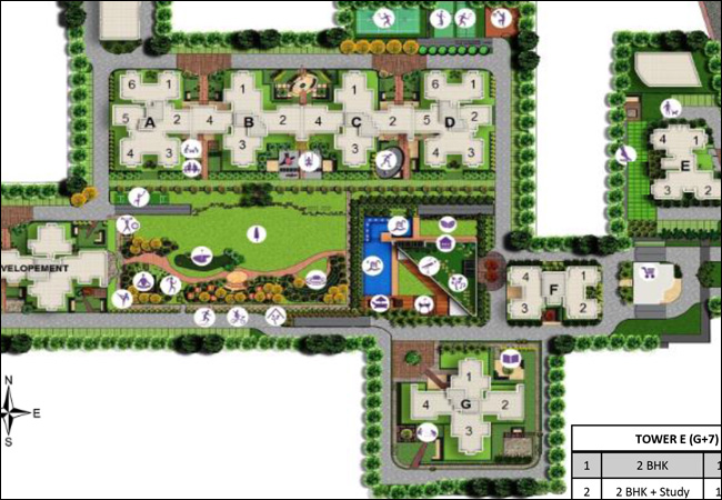 Godrej 101 Sector 79 Gurgaon- Site Plan