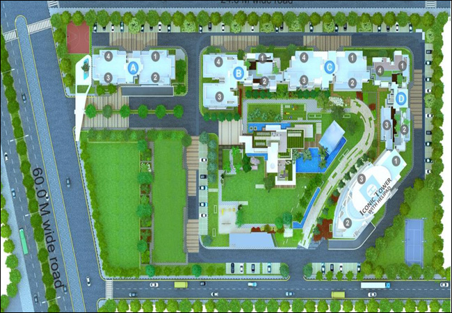 Godrej Icon Sector 88A,89A Gurgaon- Site Plan